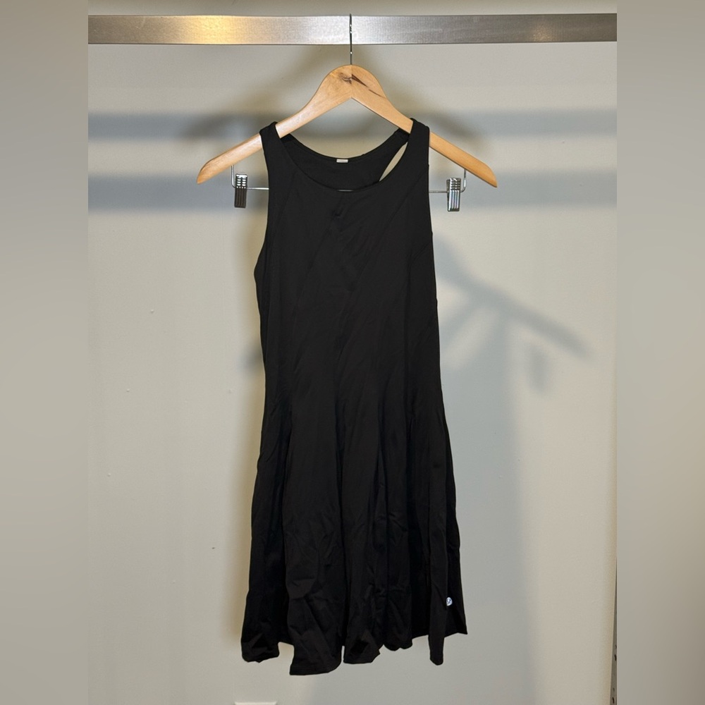 lululemon athletica Black Sleeveless Fit-and-Flare Dress